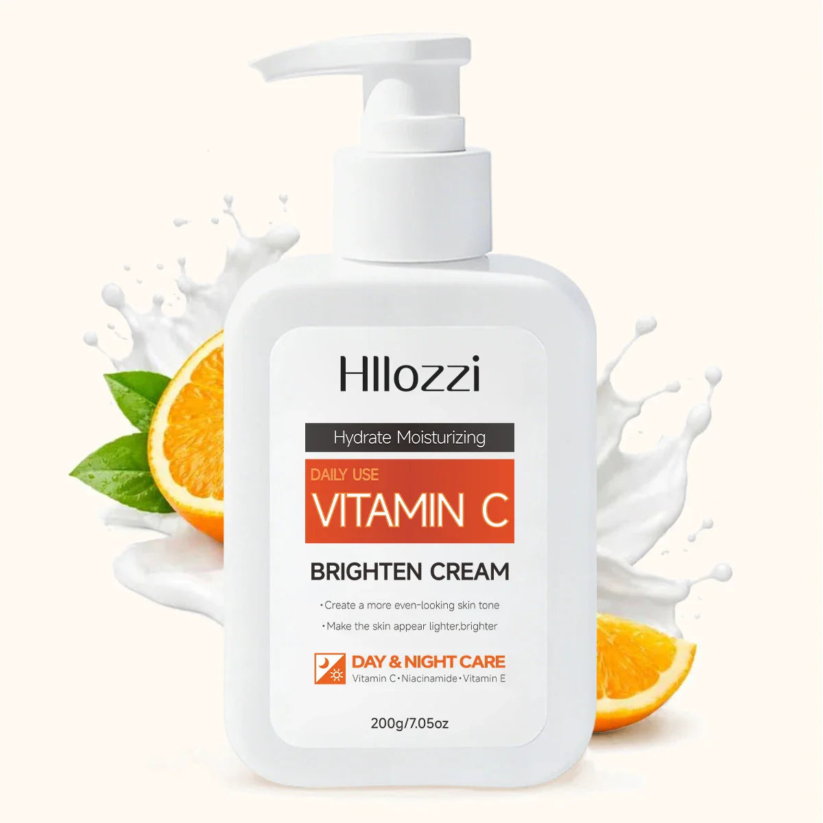 Brightening Body Cream – Vitamin C, E & Hyaluronic Acid 200g