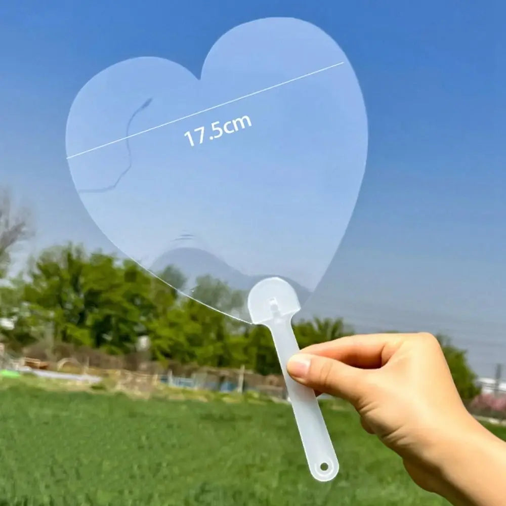 Blank Round Handheld Fan for Kids – DIY Painting & Graffiti