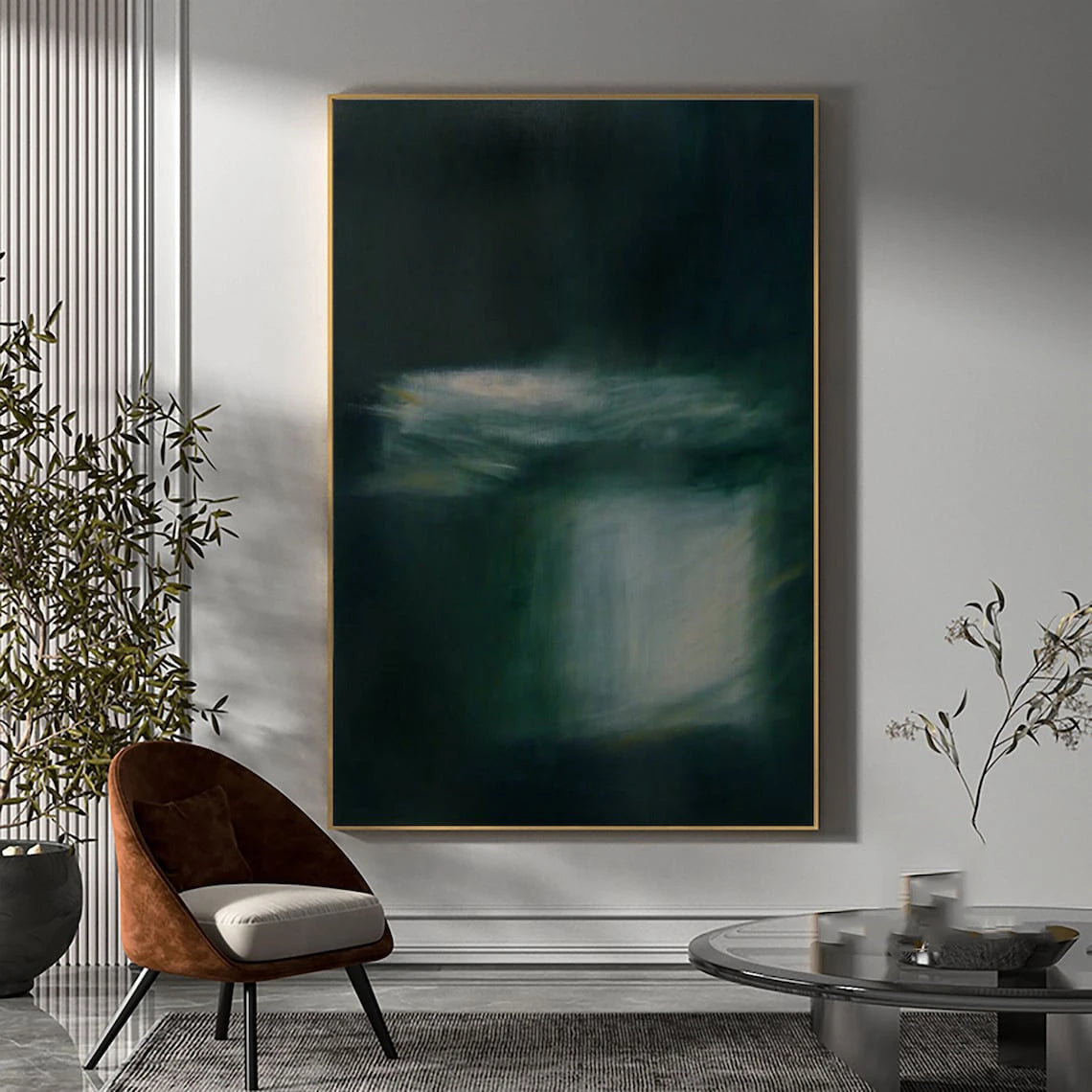 Hand Painted Abstract Canvas Wall Art | Large Colorful Painting Canvas Wall Painting Peaceful Pleasures Health and Wellness 5 50x70cm Unframed
