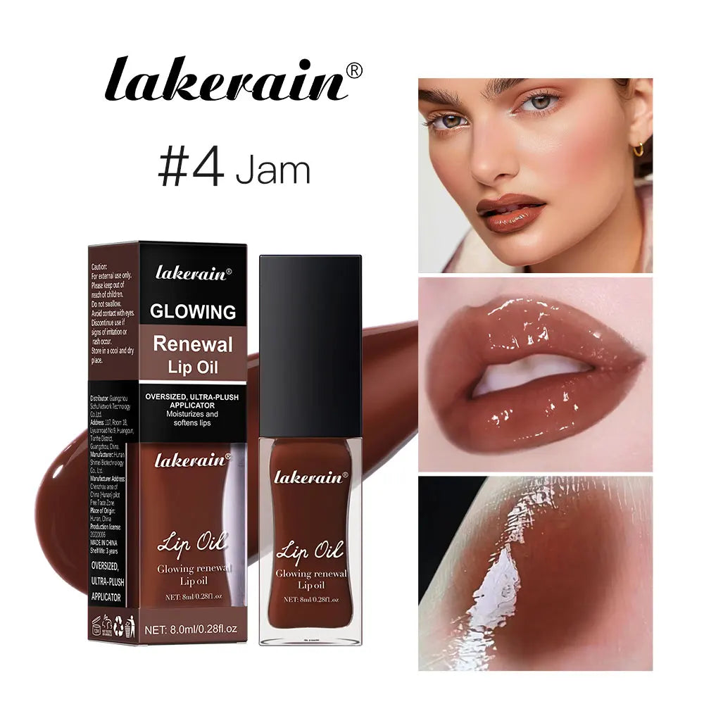 Glowing Lip Oil Moisturizing Gloss Care Of The Lips Benetitnt For Lips Plumping Nourishing Jelly Liquid Pink Plumping Gloss Oil Peaceful Pleasures Health and Wellness color 4