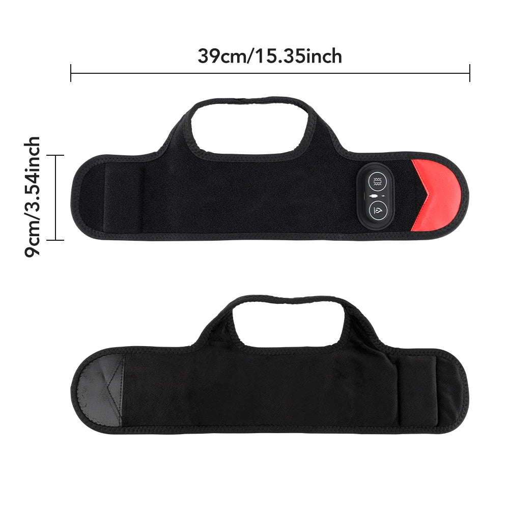 Cordless Red Light Ankle Wrap with Heat & Vibration Foot Massager Sports Joint Care Strap 36PCS LEDs 660 850nm Ankle Gurad Belt Peaceful Pleasures Health and Wellness