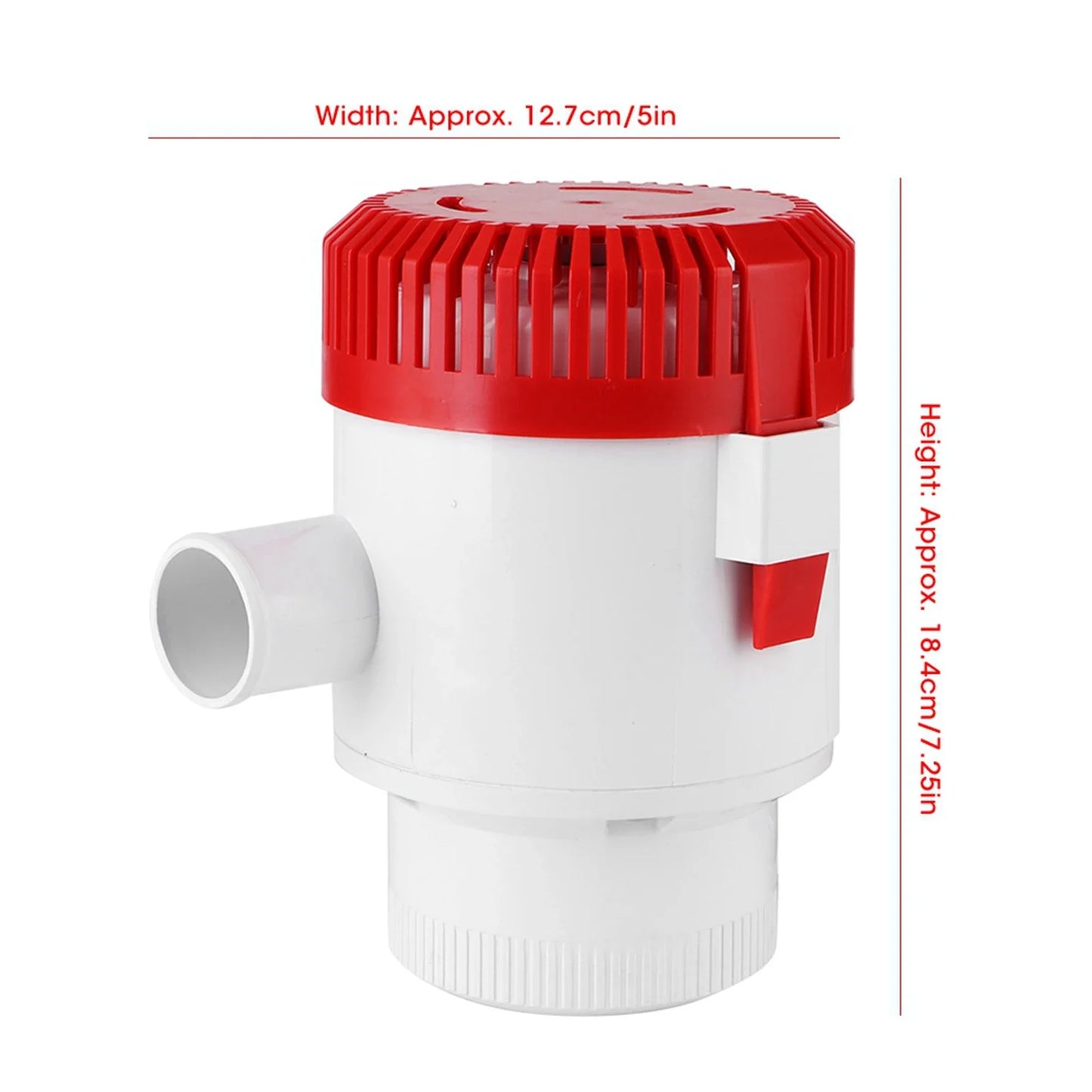 3500GPH 12V Professional Submersible Bilge Pump Marine Boat Yacht