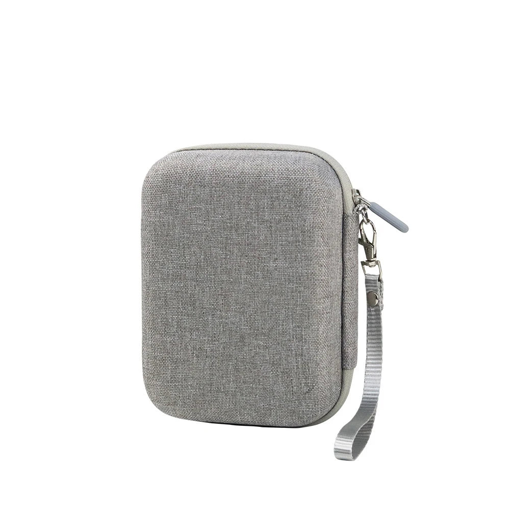 Fabric Surface EVA Carrying Hard Case for Fujifilm Instax Mini Liplay Link EVO Kodak Mini Shots2 C210R Printomatic Camera Bags Peaceful Pleasures Health and Wellness GRAY