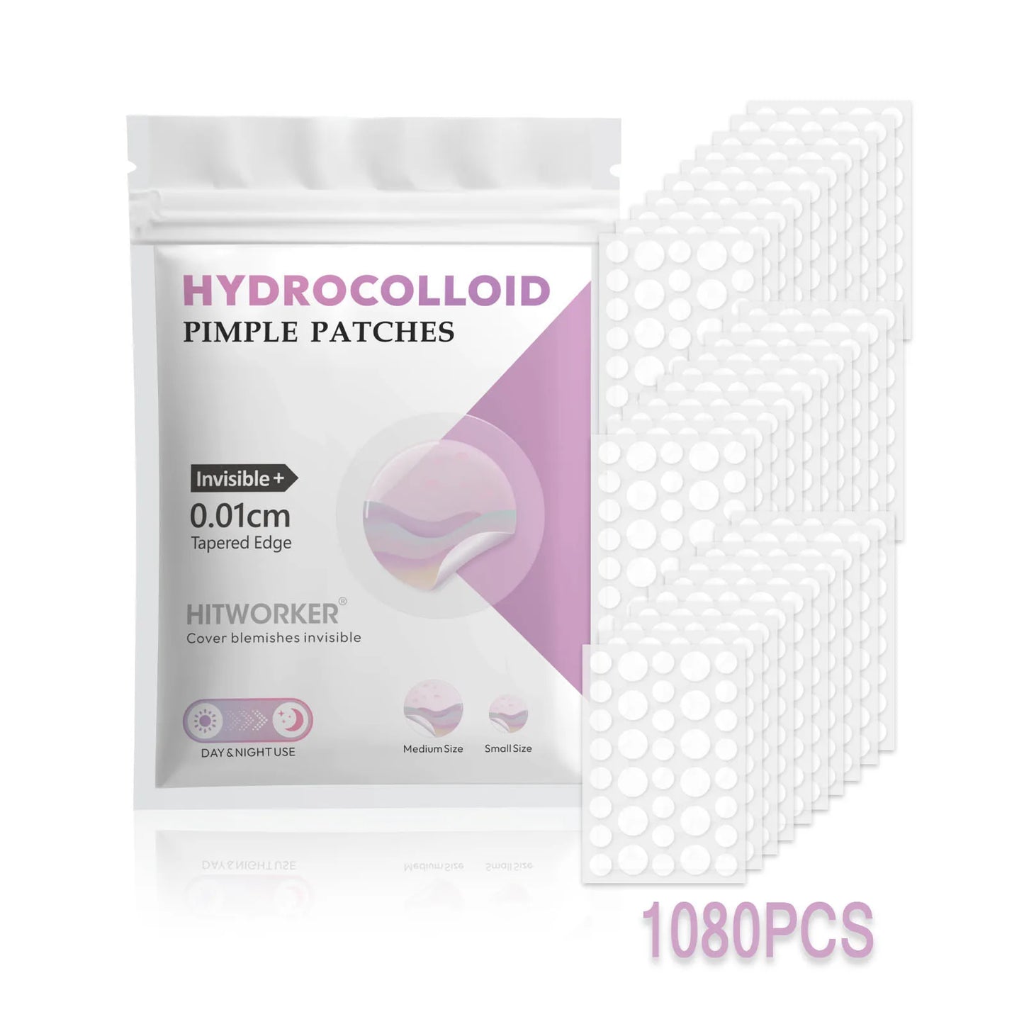 Hydrocolloid Acne Spot Patches – Ultra Thin & Waterproof