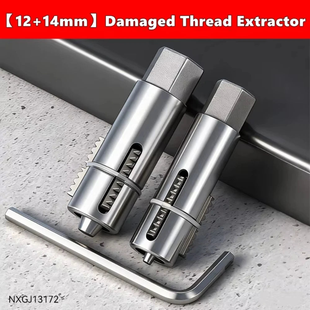 Universal Faucet Angle Valve Wire Remover Wear-Resistant High Hardness Faucet Repair Tool Adjustable Pipe Extractor Tool Peaceful Pleasures Health and Wellness 12 MM 14 MM