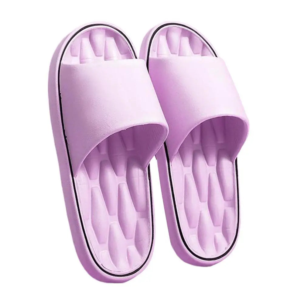 EVA Indoor Slippers Colorful Slides for Comfort Peaceful Pleasures Health and Wellness 40-41 reda