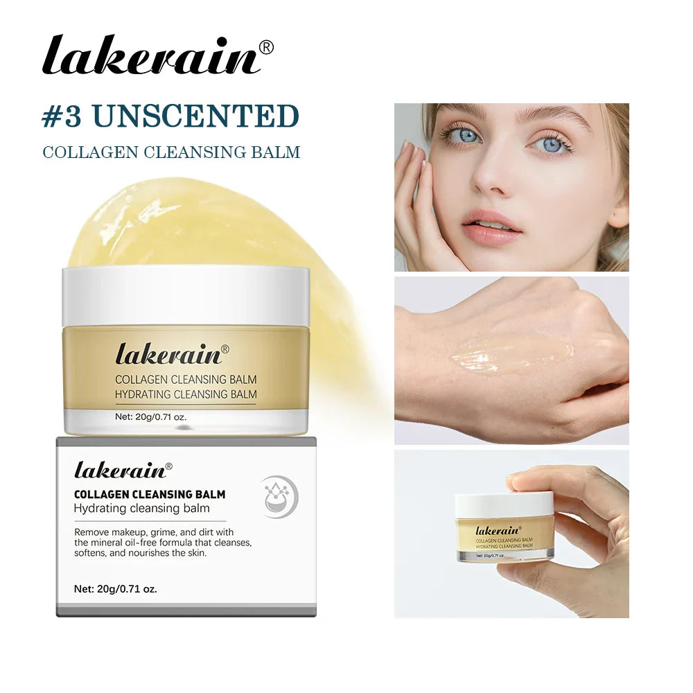Lakerain Collagen Cleansing Balm – Makeup Remover & Hydrator