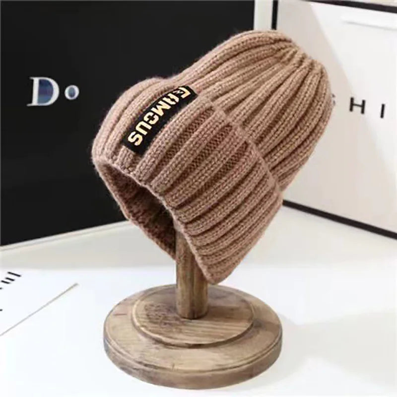 Women's Knitted Beanie for Winter - Soft & Warm, Candy-Colored Cuffed Slouchy Hat for Outdoor Sports, Skiing, Skating, Cycling Peaceful Pleasures Health and Wellness Khaki