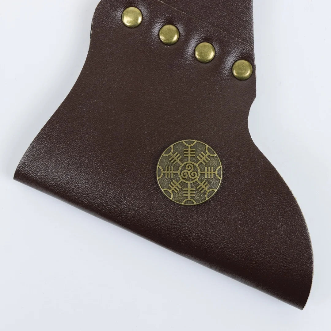 Medieval Rivet Leather Waist Sash Sword Holster Vintage Belt Dagger