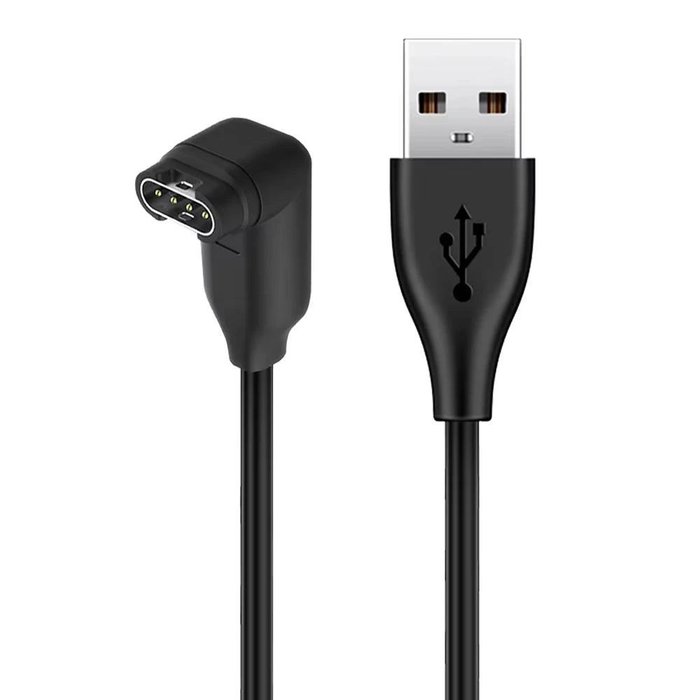 Garmin Watch Charger Cable – Fenix 7/6/5, Forerunner, Venu Peaceful Pleasures Health and Wellness USB A Elbow