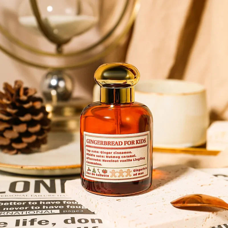 High-end Brand Perfume Long-lasting Fragrance Cream Gingerbread Sweet Christmas Fragrance Spray Gourmet Tune Daily Charm Perfume Peaceful Pleasures Health and Wellness Coconut Cake 50ML