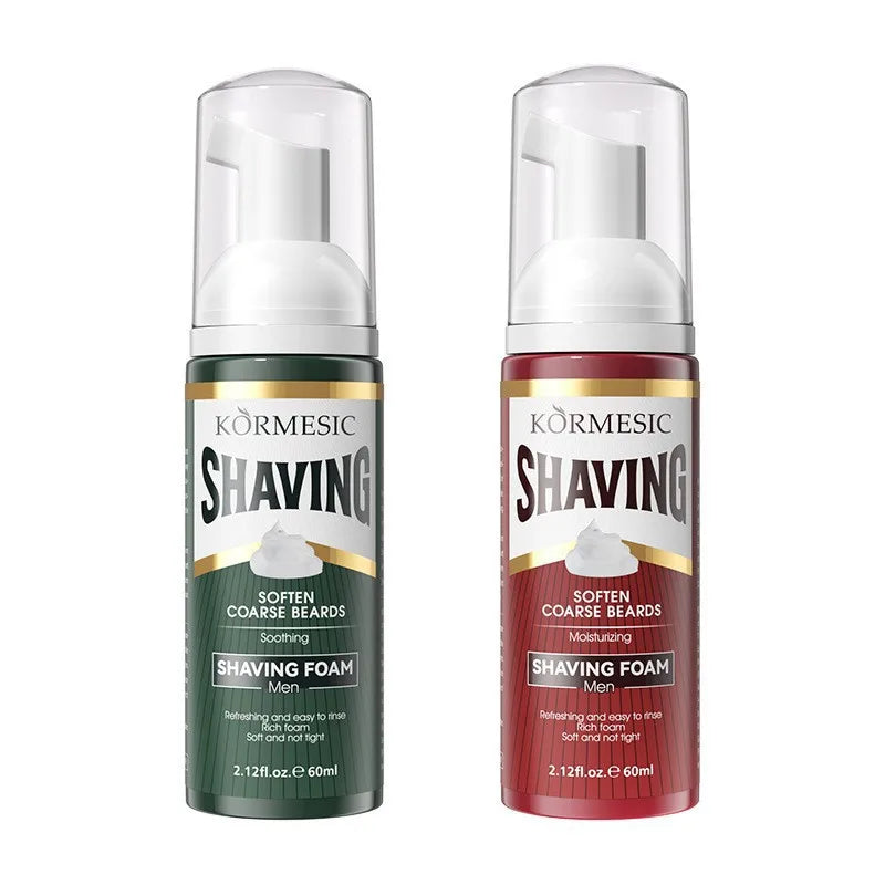 Men's Shaving Foam 60ml – Softening Dense Lather for Smooth Shave