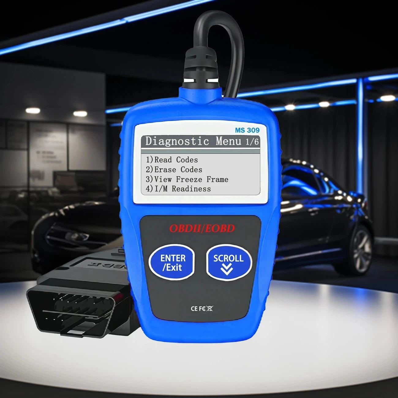 MS309 OBD2 Scanner – Check Engine Code Reader Tool