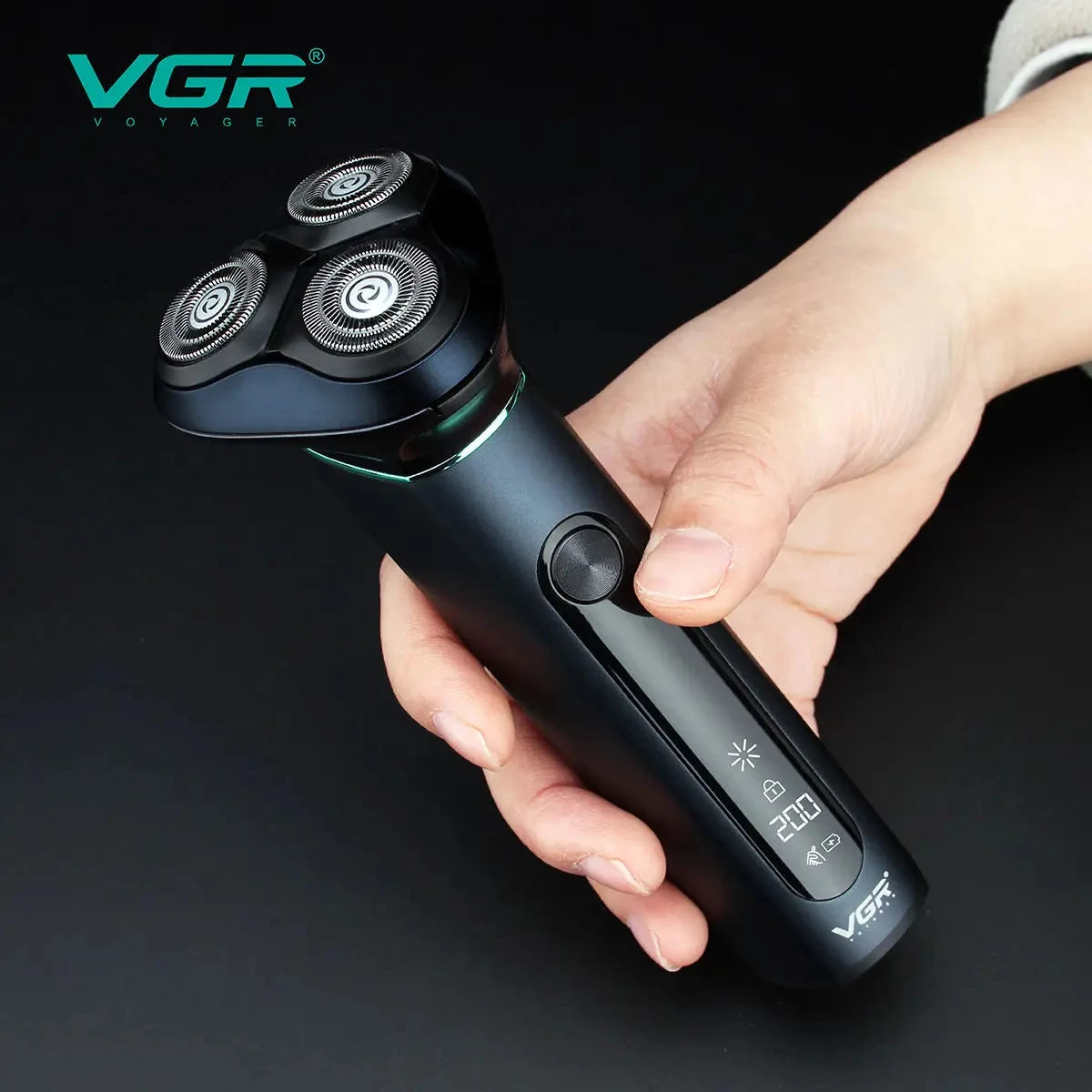 VGR 310 Electric Shaver Rotary 3D Floating Razor Waterproof Men's Shaving Machine Professional Beard Trimmer USB Rechargeable Peaceful Pleasures Health and Wellness