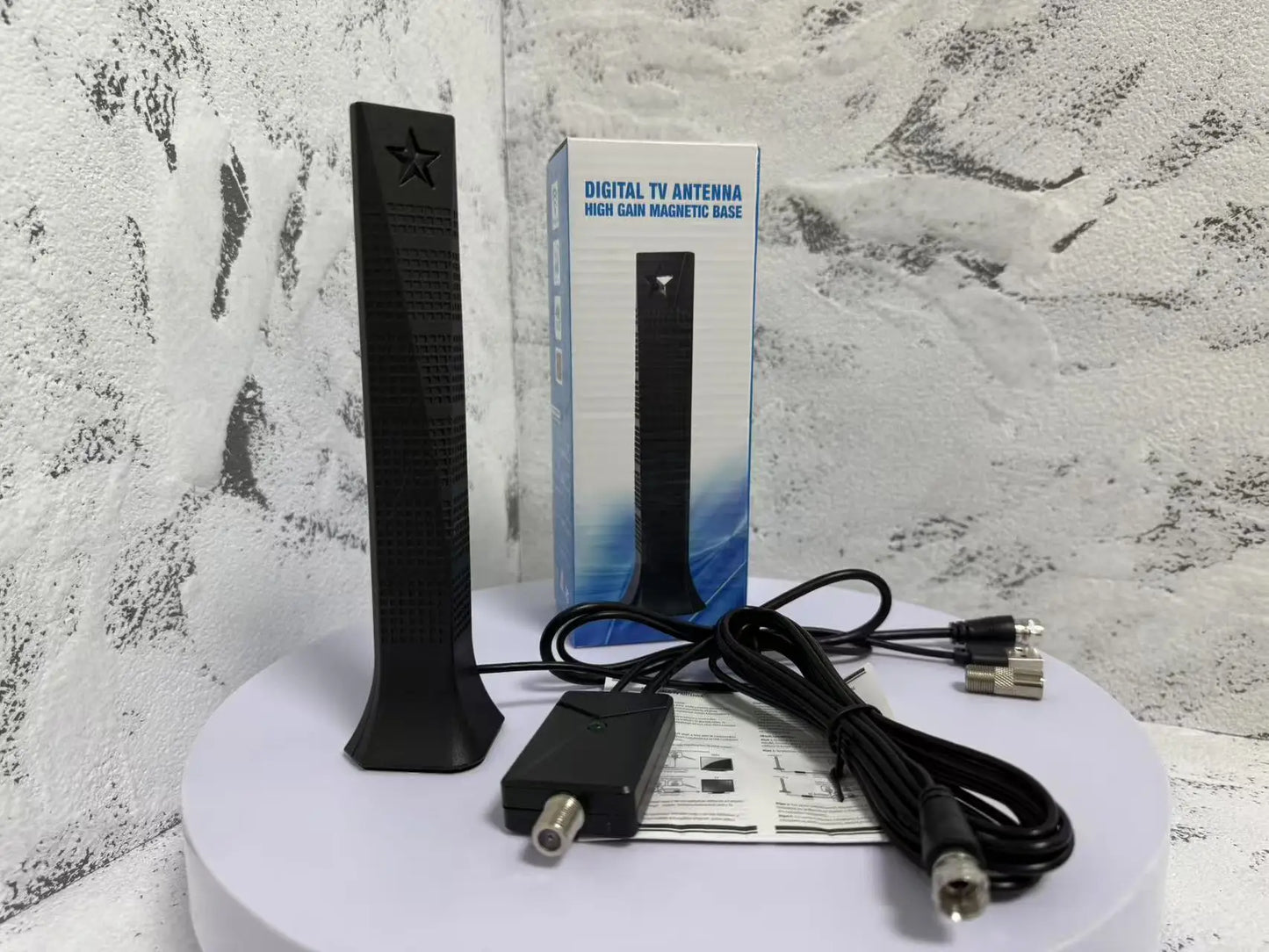 Indoor/Outdoor ATSC HD Digital TV Antenna – Free OTA Channels