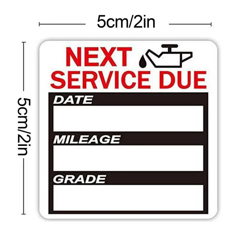 40 Pcs Oil Change Maintenance Service Reminder Stickers Oil Change Stickers for Windshield Adhesive Window Labels Car Sticker Peaceful Pleasures Health and Wellness