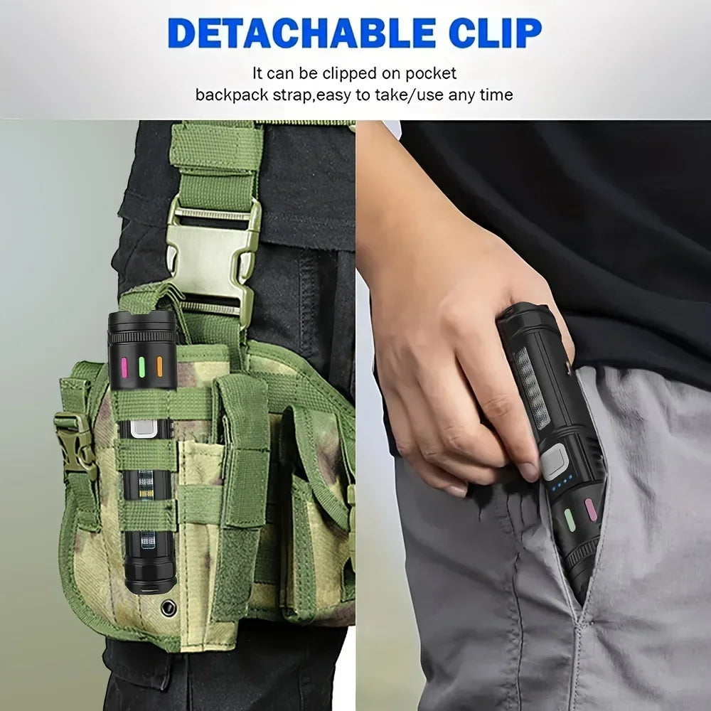 POCKETMAN 3800 Lumen Rechargeable Flashlight | 5 Modes USB-C