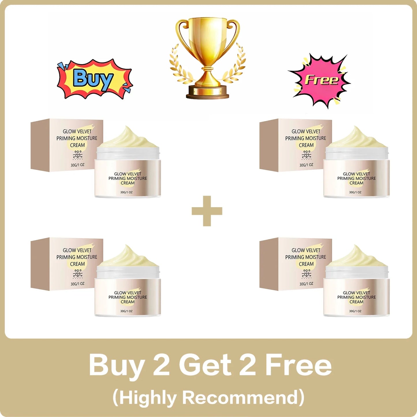 2-in-1 Hydrating Makeup Primer & Moisturizer 30g – Smooth Base