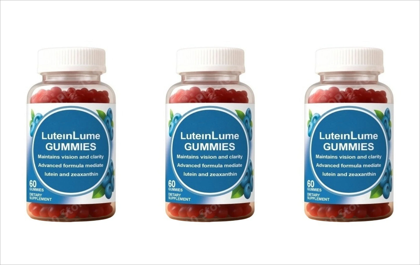 Lutein Gummies Daily Eye Nutrition Supplement with Vitamins