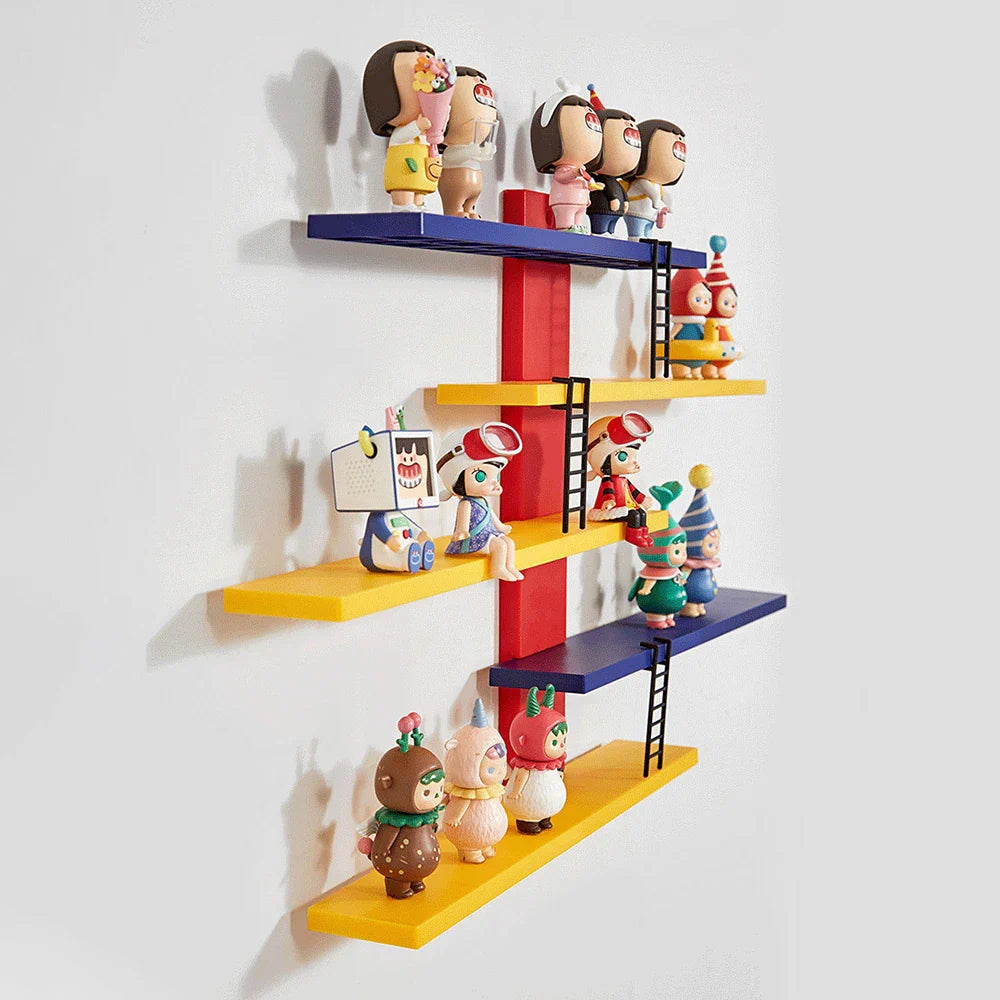 Wall-Mounted Floating Shelf for Figures & Blind Box Collectibles