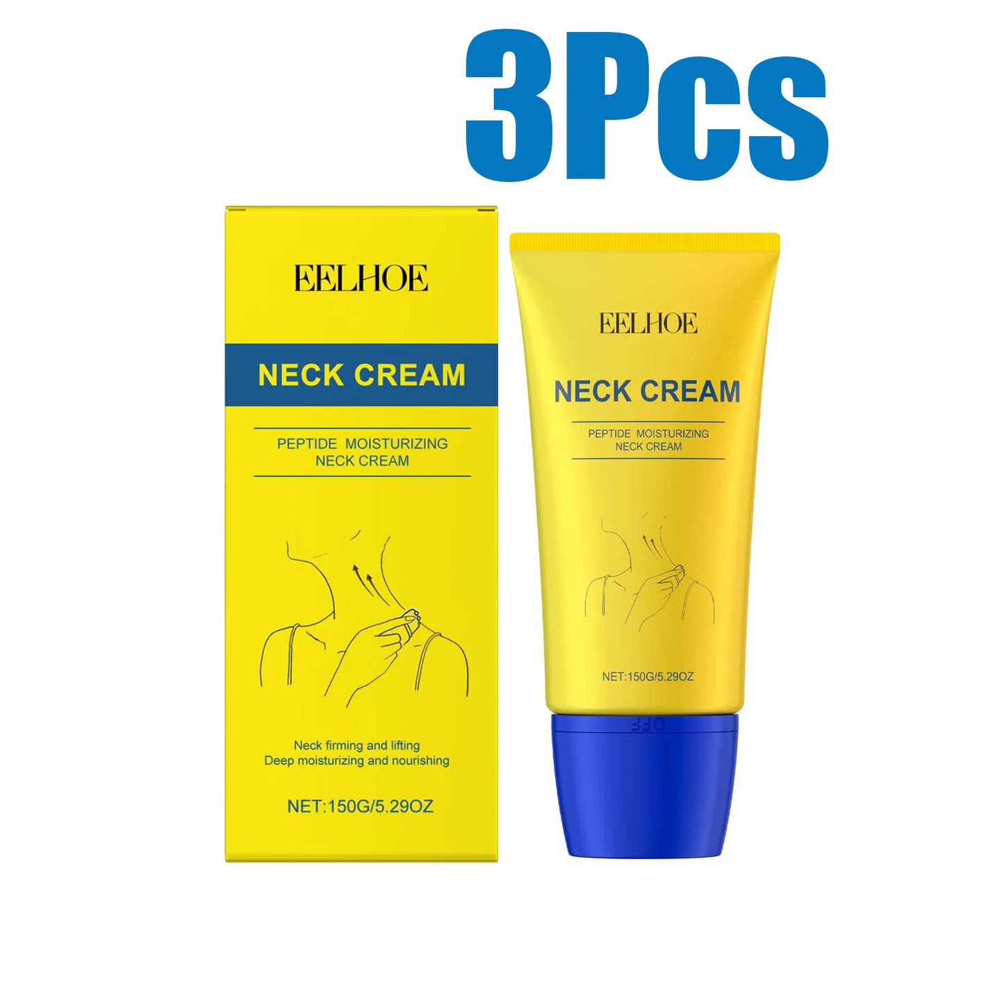 Firming Neck Cream with Roller – Anti-Aging & Lifting 150g