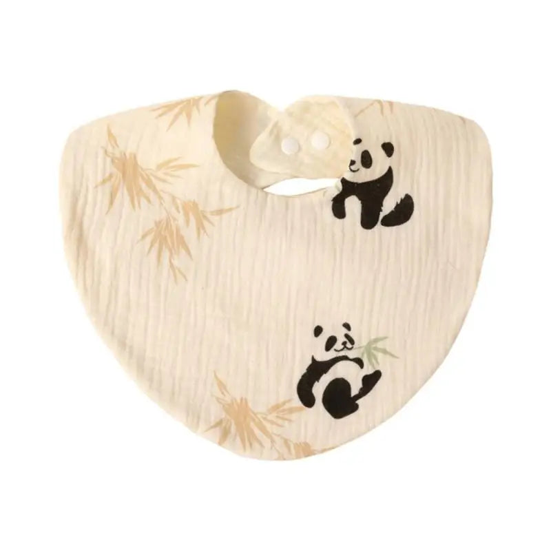 4-Layer Cotton Baby Drool Bibs – Soft, Absorbent, Floral