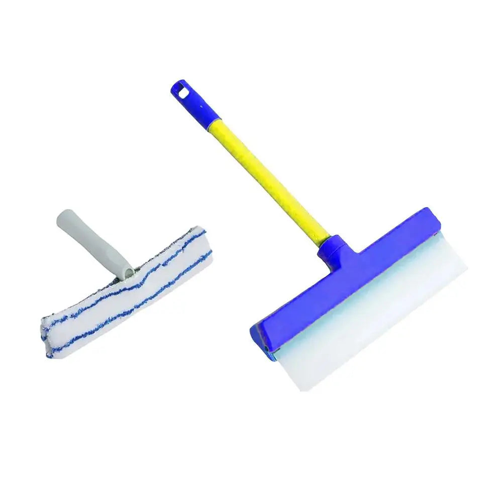 12-Inch Recyclable Silicone Window Squeegee Kit Single Ultrafine Fiber Cloth Cover Car Cleaning Tool Glass Cleaning Gadget Peaceful Pleasures Health and Wellness A