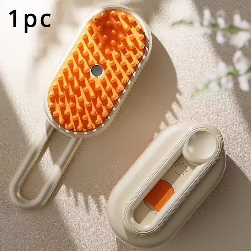 Electric Steam Spray Grooming Brush for Dogs & Cats