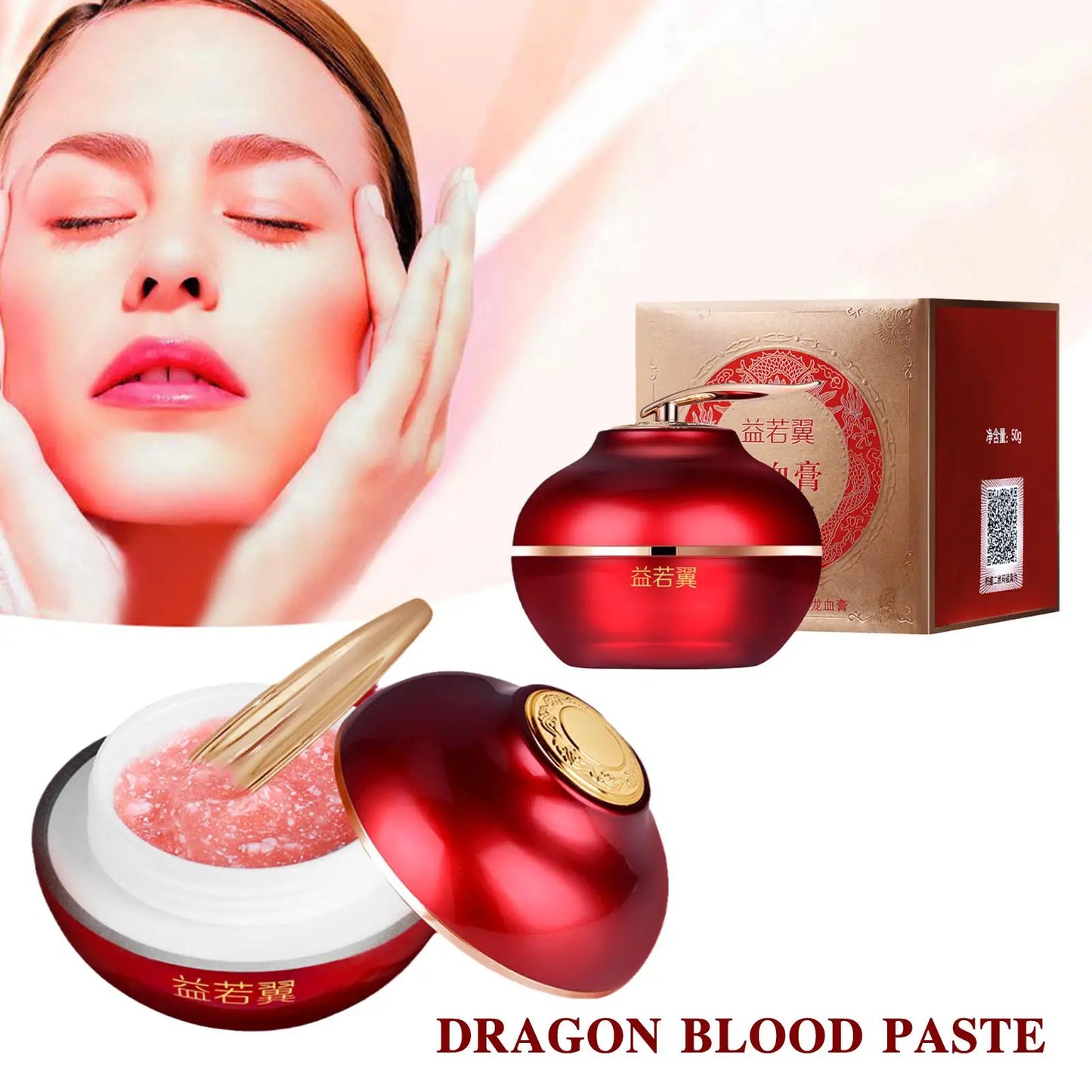 50G Retinol Placenta Anti-Aging Dragon Blood Cream Beauty Fairy Cream Lady's Face Cream Women's Skin Care Youthful Glow Peaceful Pleasures Health and Wellness