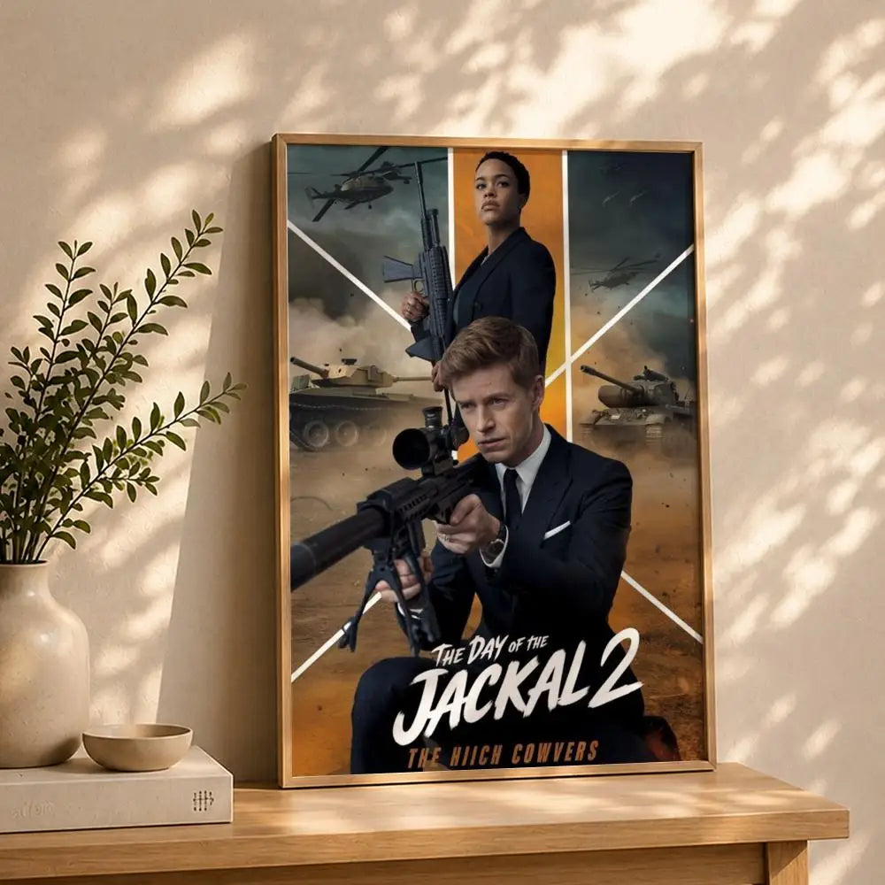 The Day of the Jackal Movie Poster – HD Waterproof Wall Art Movie Poster Wall Art Peaceful Pleasures Health and Wellness