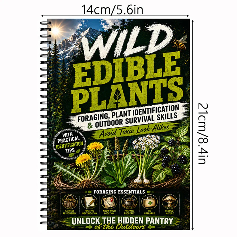 Foraging Plant Identification Guide – Wild Food & Mushroom Book