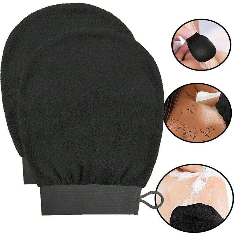 Exfoliating Glove – Body & Face Bath Scrub | Deep Cleansing