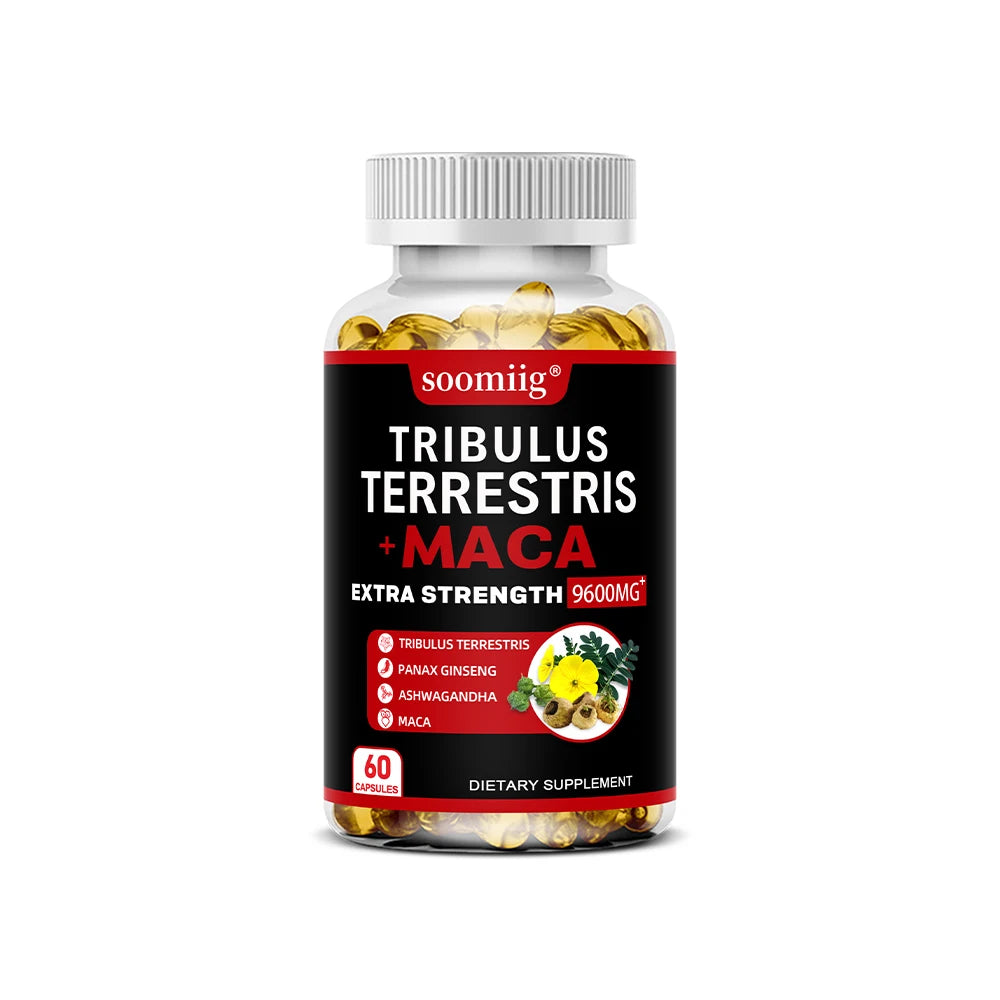 Tribulus Terrestris & Maca Capsules | Energy & Stamina Boost