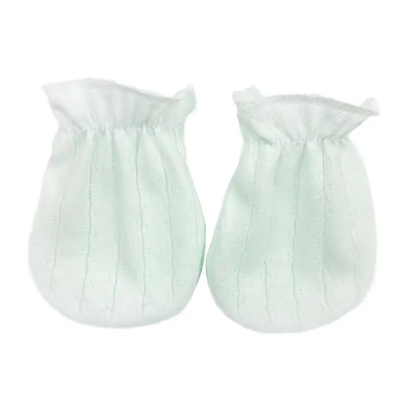 Infant Scratch Prevention Cotton Mittens – Baby Gloves 0–12M