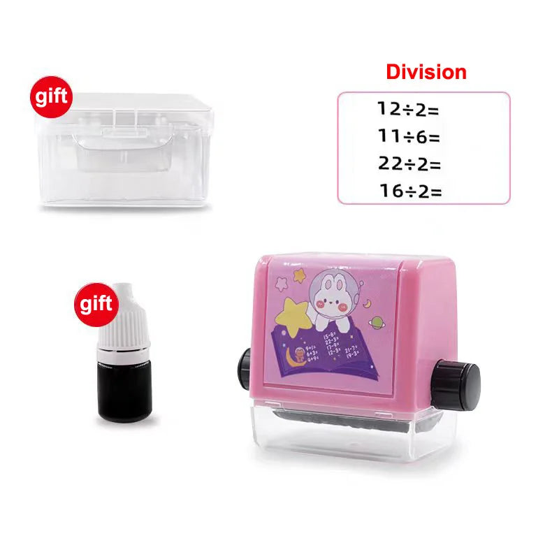Addition Subtraction Roller Stamps Multiplication Division Exercise