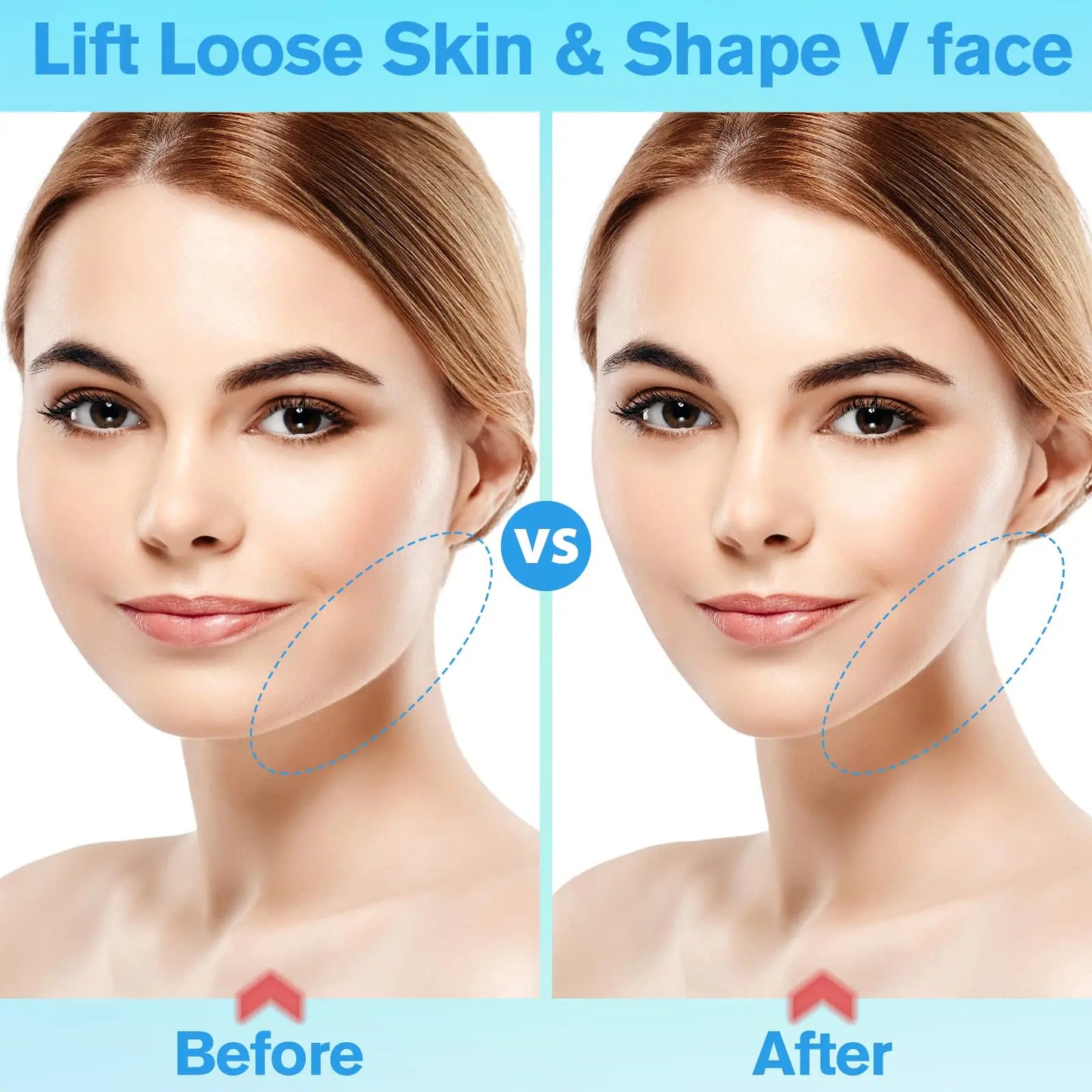 Invisible Face Lift Tape – V-Line Jawline & Cheek Lifting Stickers