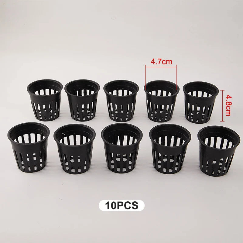 10-Pack Aquarium Plant Basket Cups | Hydroponics Planting Pots