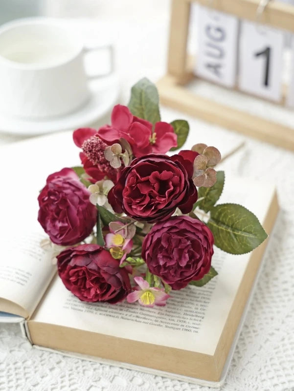Silk Peony Artificial Flowers – Wedding & Home Decor