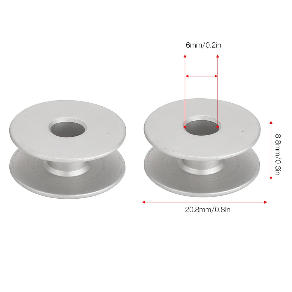 Metal Bobbins Flat Embroidery Car Sewing Machine Replacement