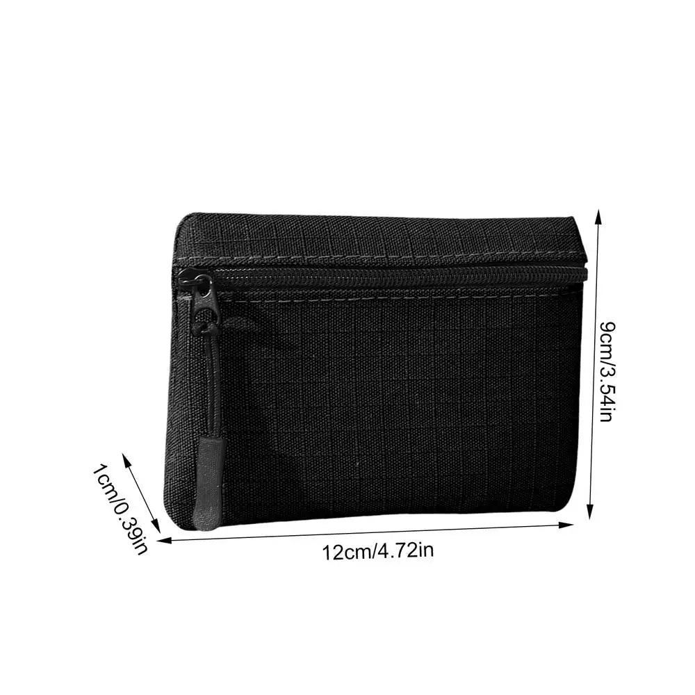 Oxford Cloth Coin Purse – Zipper Wallet for Cards & Keys