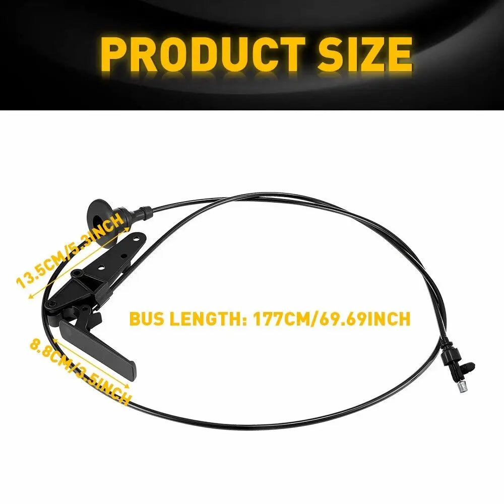 Bonnet Release Cable Latch Peugeot Partner Citroen Berlingo 2008-2019