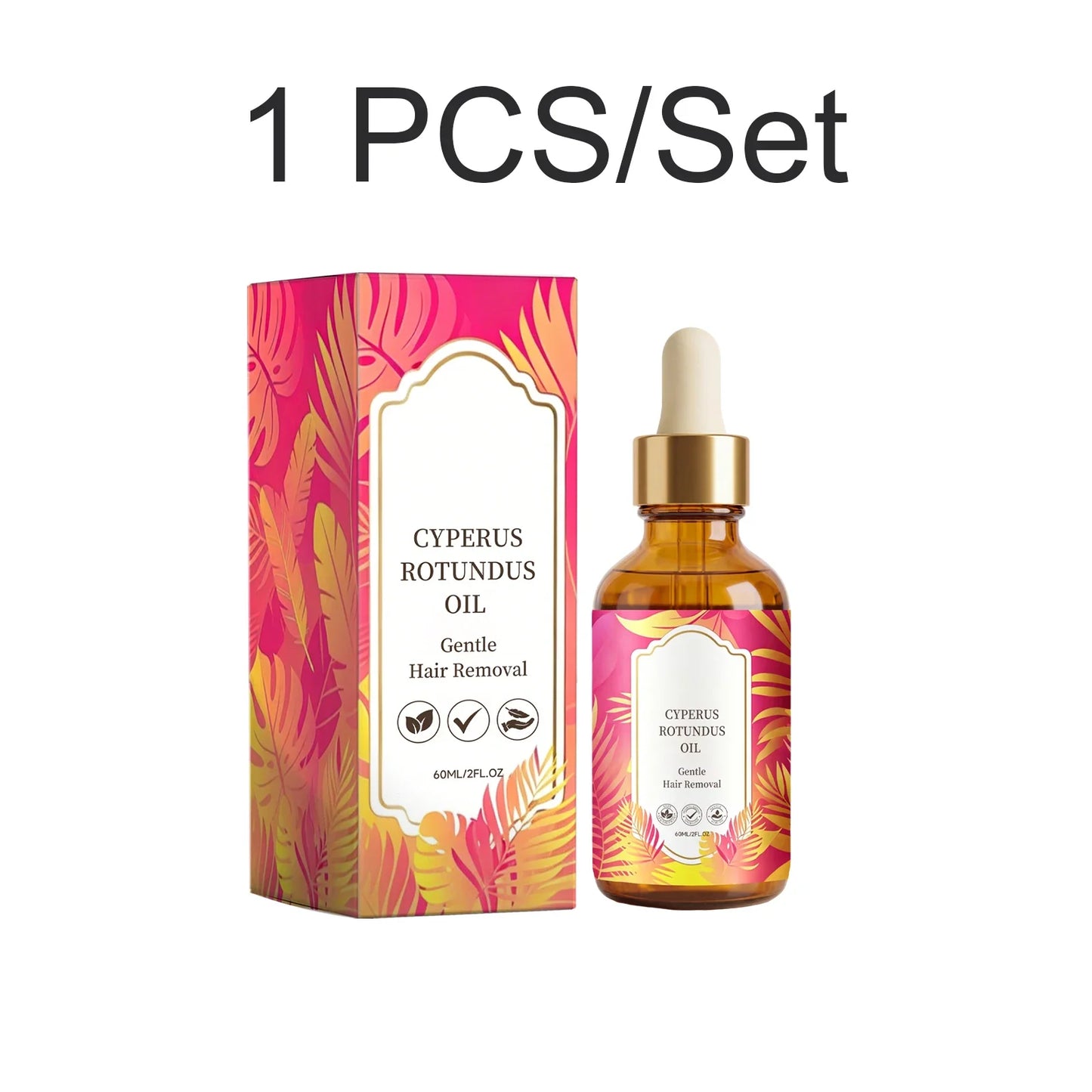 Cyperus Rotundus Hair Inhibitor Oil – 60ml Skin Smoothing Oil