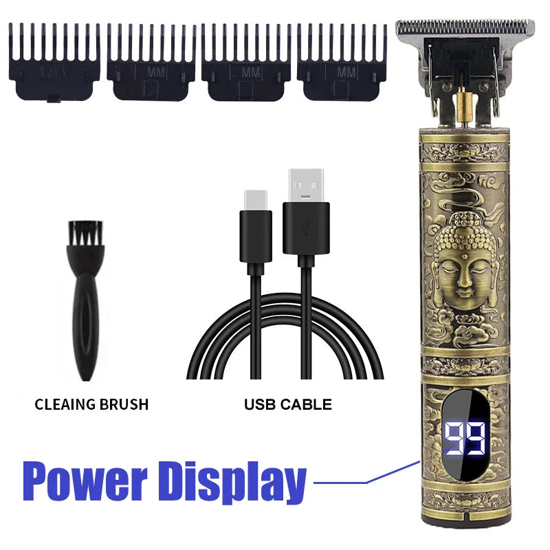 XMSJ T9 Professional Hair Clipper & Beard Trimmer for Men