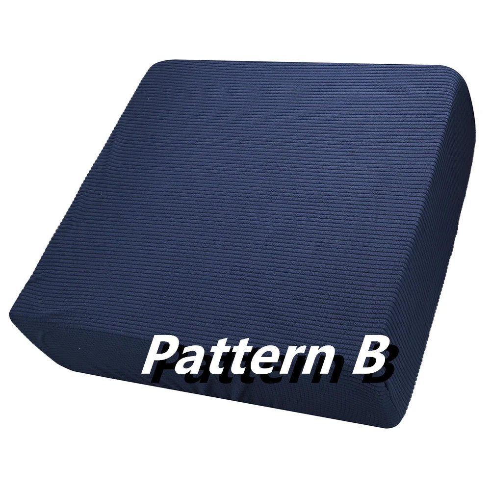 Jacquard Sofa Seat Cushion Slipcover Modern Sofa Cushion Cover Furniture Cushion Cover Chair Cushion Covers Furniture Replacemen Peaceful Pleasures Health and Wellness B Pattern Navy 3 Seater 150-190CM