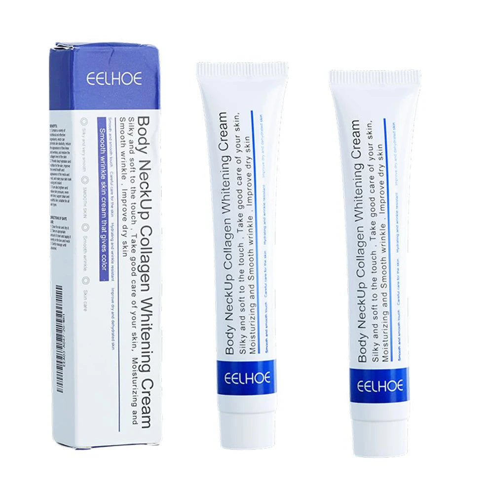 Collagen Neck Firming Cream 20g – Anti-Wrinkle Lifting, Tightening & Moisturizing Neck Rejuvenation Treatment Peaceful Pleasures Health and Wellness 2pcs