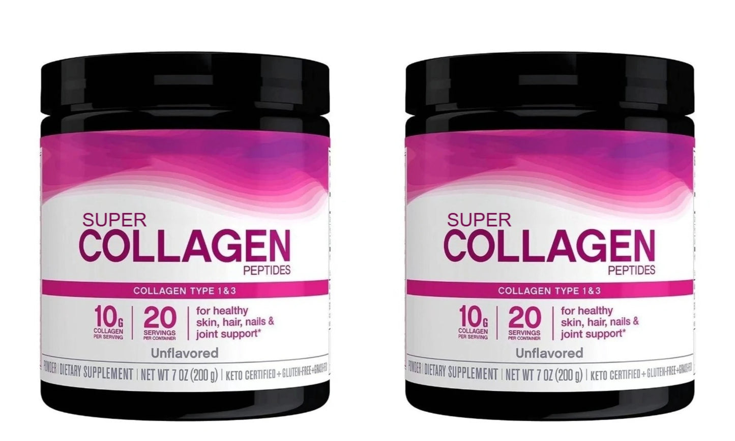 Unflavored Collagen Peptides Powder | 10g Protein, 20 Servings