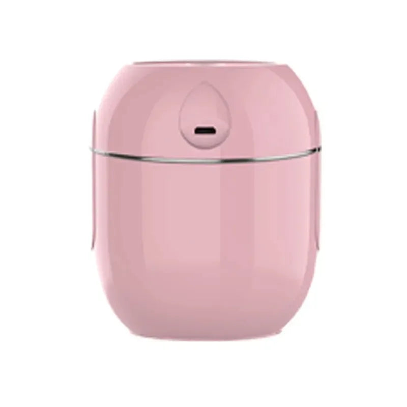 Mini USB Portable Car Humidifier 280ml Low Noise Multi-function Air Purifier Spray for Vehicle Household Peaceful Pleasures Health and Wellness Pink