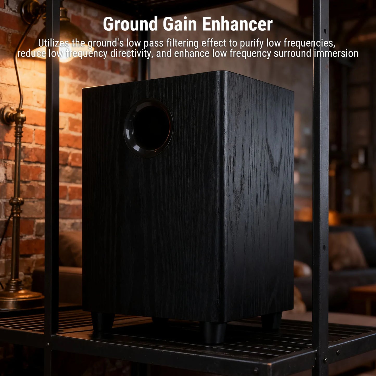 Arealer 100W 6.5" Passive Subwoofer | Home Theater Bass Speaker