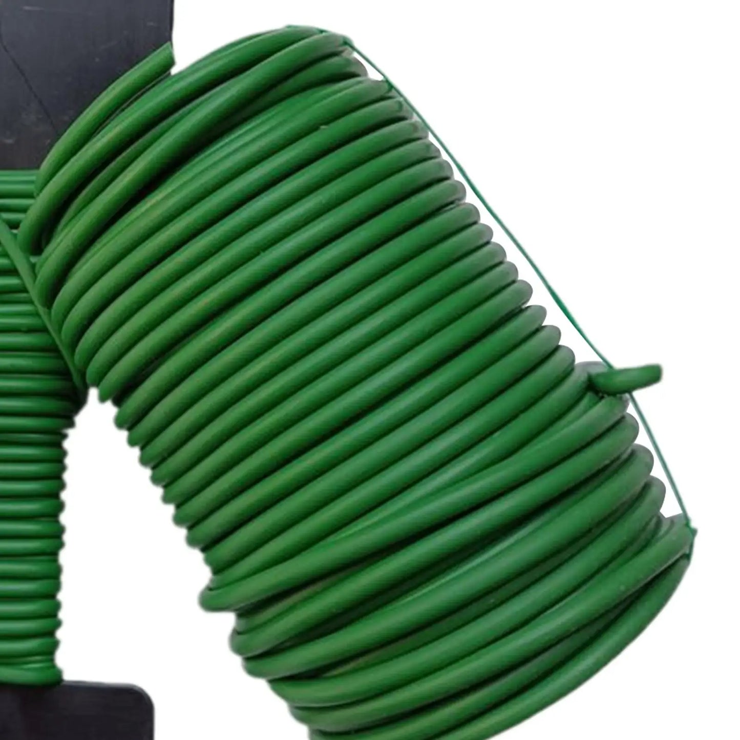 33ft Heavy Duty Garden Wire Green Coated Plant Tie Weather-Resistant Soft Binding Wire for Tomato Vine Orchids Vegetable Trellis Peaceful Pleasures Health and Wellness