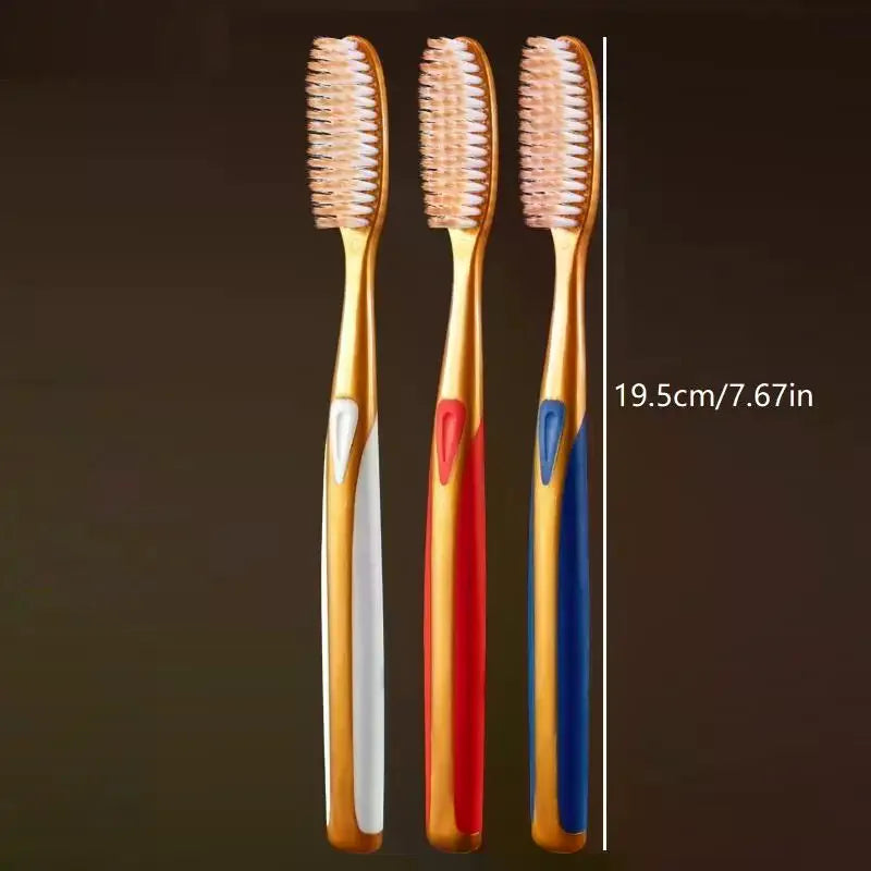 6pcs Large Head Soft Bristled Toothbrush, Anti Slip Wide Design, With Extended U-Shaped Brush Head Peaceful Pleasures Health and Wellness